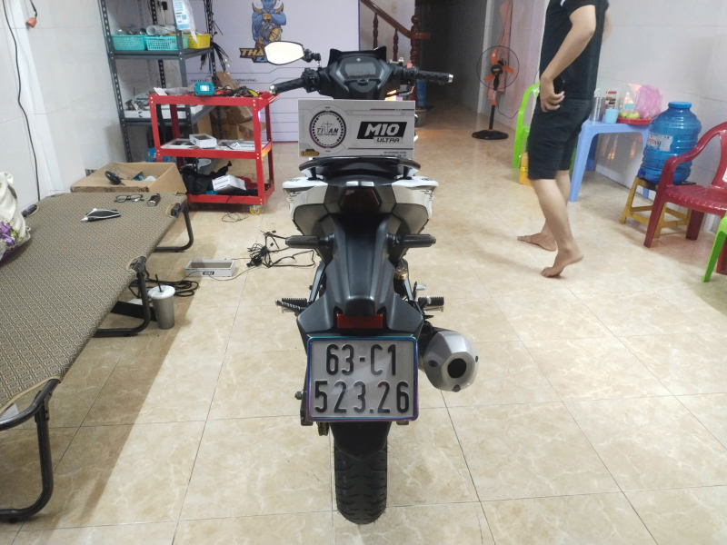 Độ đèn nâng cấp ánh sáng Titan M10 Ultra V2 cho xe Exciter 155